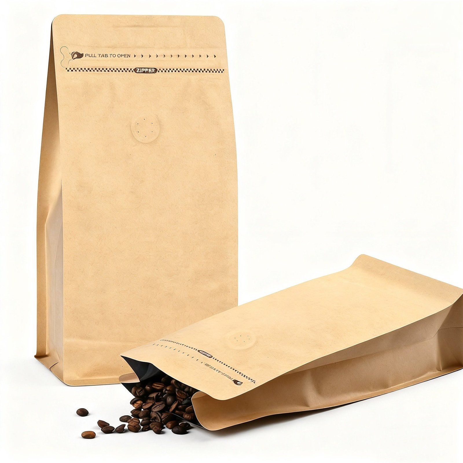 Eight-Side-Seal Coffee Bags with Valve